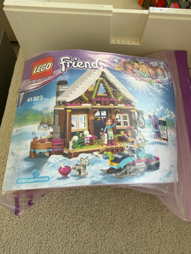 Lego Friends 41323 Snow Resort Chalet, Gebruikt, Lego, Friends, Ophalen of Verzenden