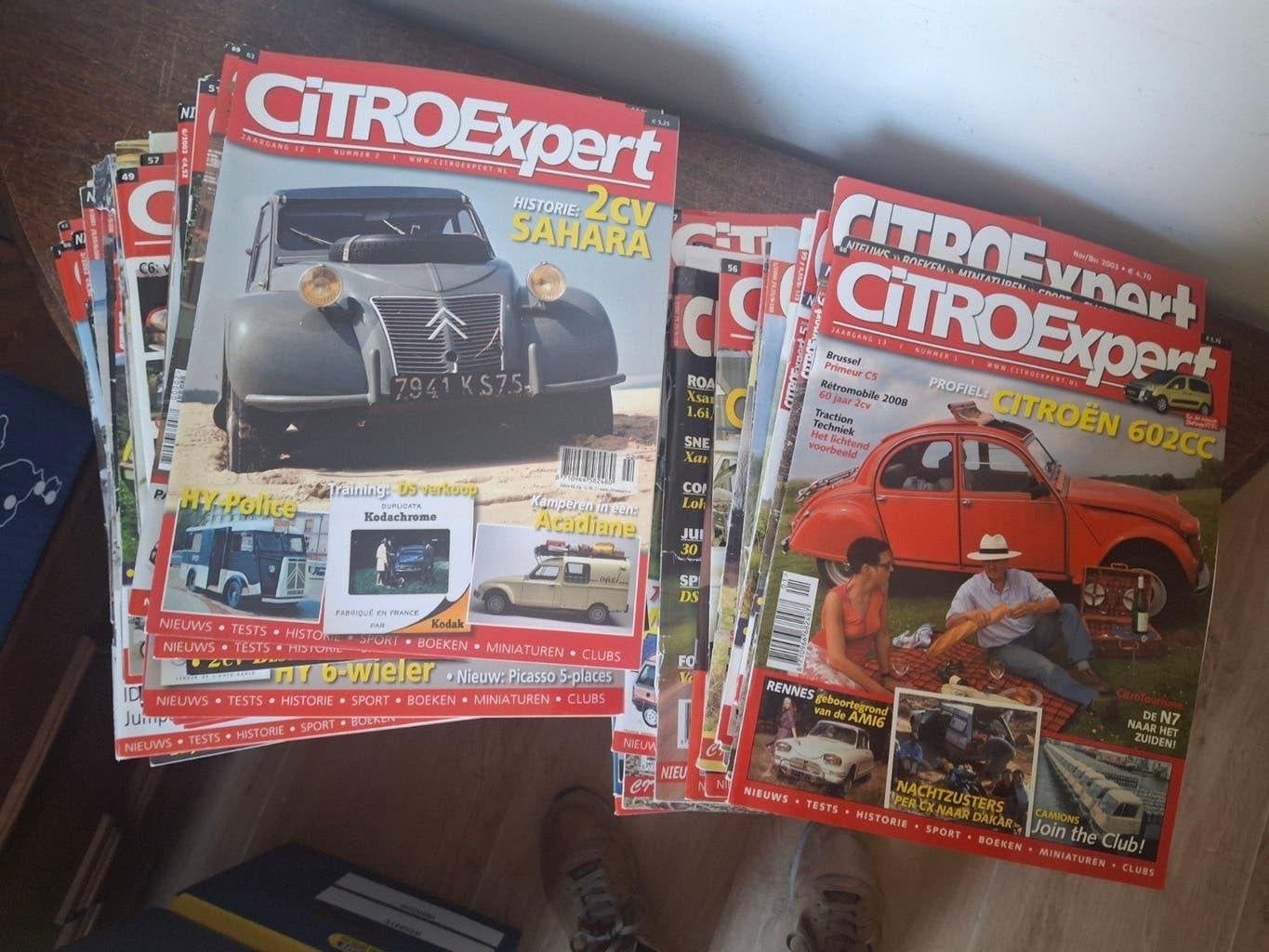 CitroExpert Tijdschriften over Citroëns - Diverse Jaren, Ophalen, Gelezen, Overige typen