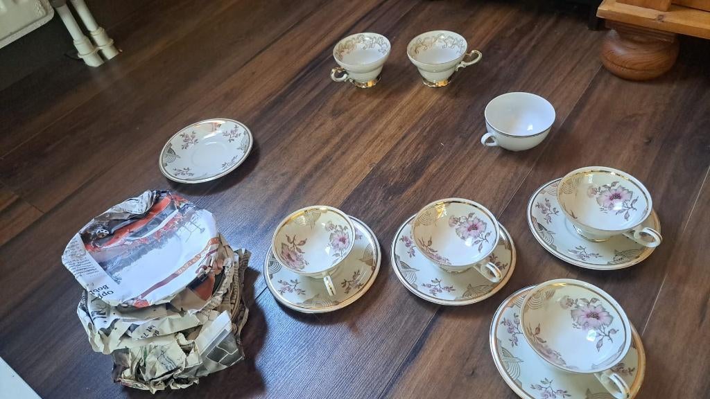 servies antiek, Ophalen