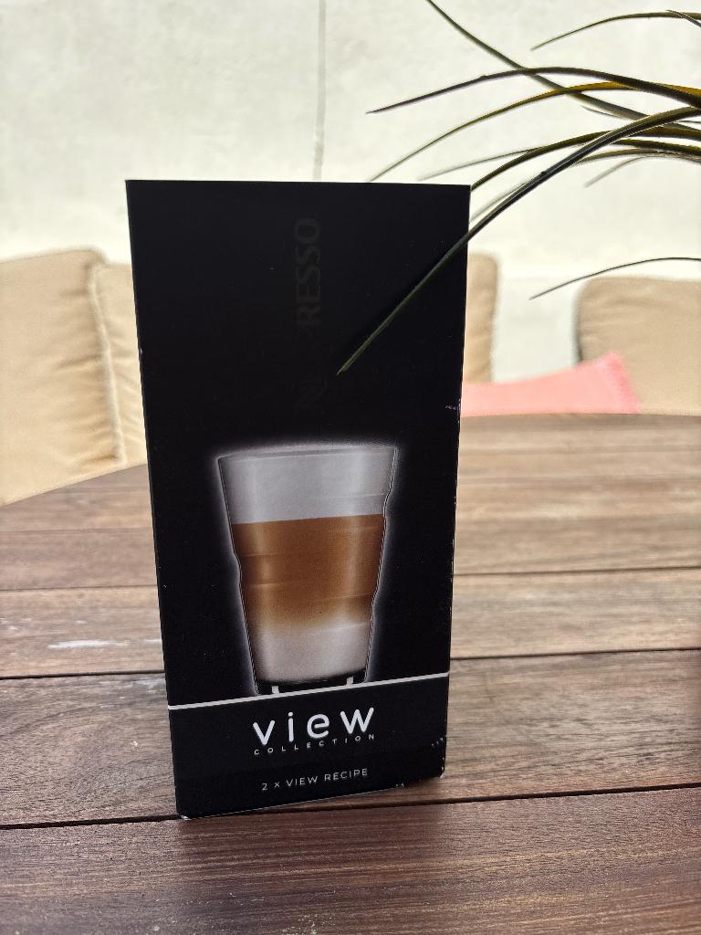 Nespresso glazen, Huis en Inrichting, Keuken | Servies, Ophalen, Glas of Glazen, Nieuw, Glas