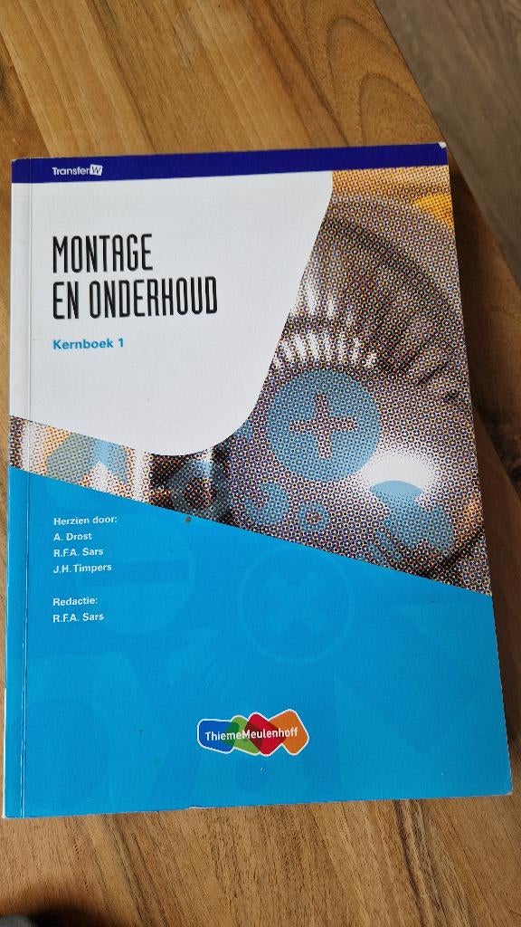 Montage en onderhoud kernboek 1 mbo, Boeken, Drost, Ouwehand en Sars, Zo goed als nieuw, Ophalen, Metaaltechniek