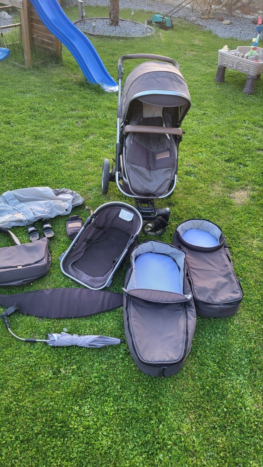 Joolz Kinderwagen Duo/Tweeling/Peuter/Baby - Complete Set, Gebruikt, Ophalen of Verzenden, Verstelbare duwstang, Kinderwagen