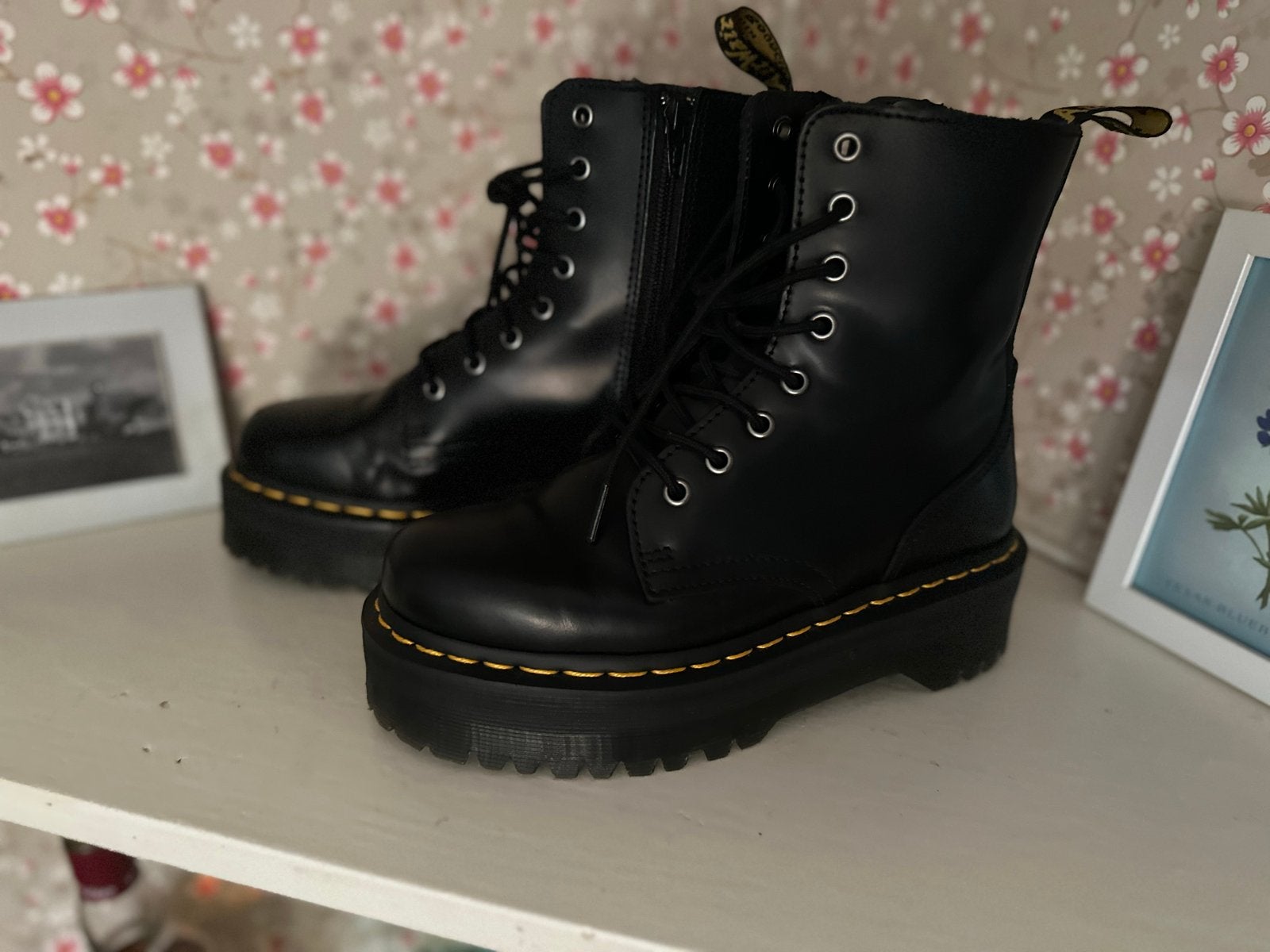 Dr. Martens Jadon Platform Boots Zwart. maat 37, Ophalen, Zwart, Lage of Enkellaarzen, Nieuw