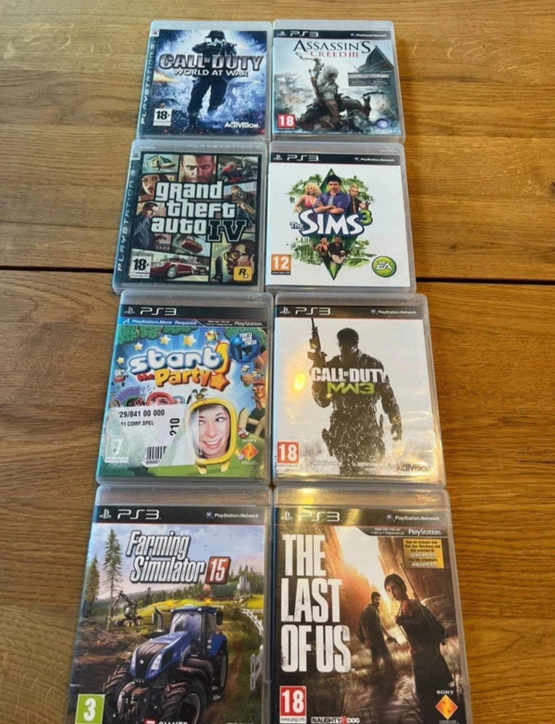 PS3 Games: Call of Duty, GTA IV, Sims 3, The Last of Us, Ophalen, Online, Gebruikt, Vanaf 18 jaar