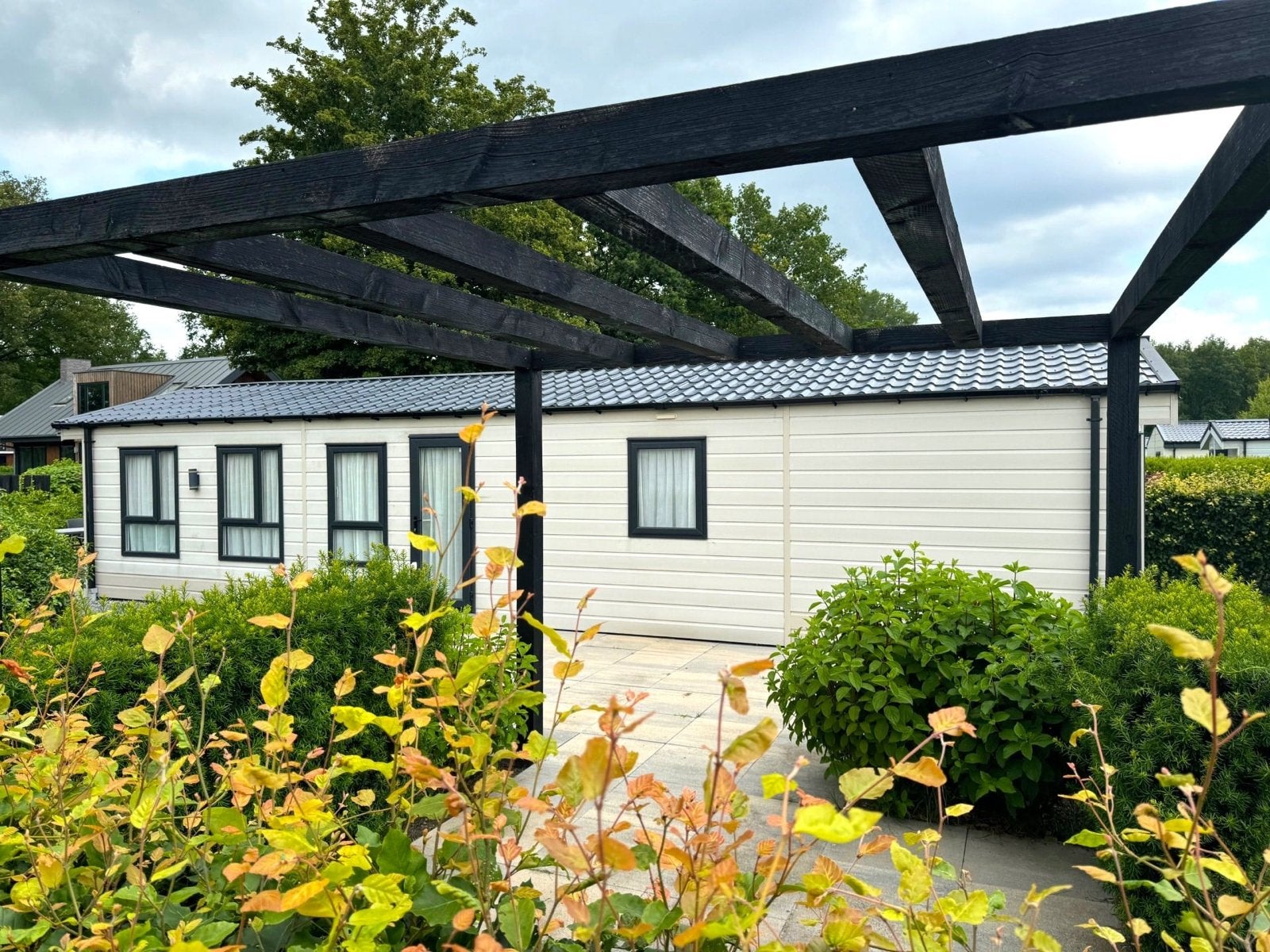 Luxe Chalet met 2 badkamers - Veluwemeer - Verhuur mogelijk, 2 slaapkamers, Wasmachine, Recreatiepark, Flevoland