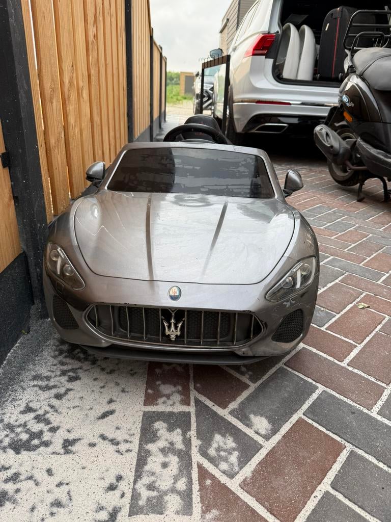 Maserati kinderauto, Ophalen, Gebruikt