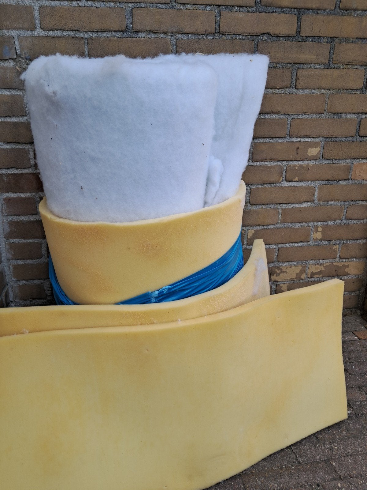Schuimrubber en vulling, Ophalen, Gebruikt, Overige materialen