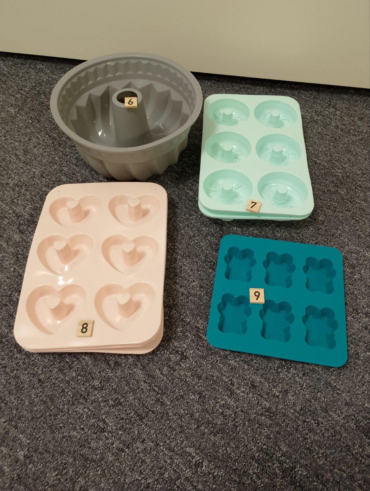 Silicon bakvormen nieuw vanaf, Ophalen of Verzenden, Nieuw, Taarten, Bakvorm