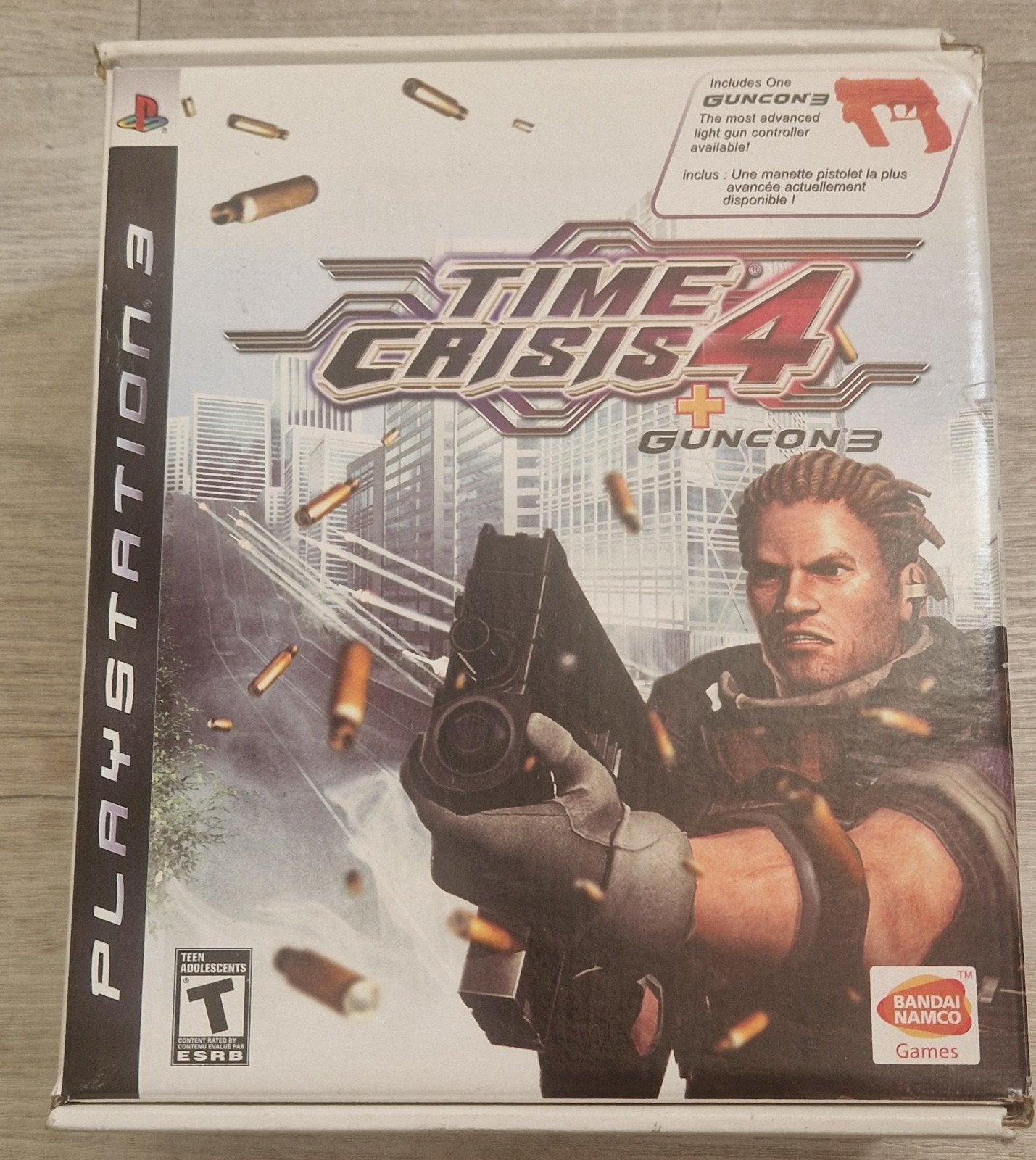 Time Crisis 4 + GunCon 3 set.voor PlayStation 3, Spelcomputers en Games, Gebruikt, Shooter, 2 spelers, Eén computer