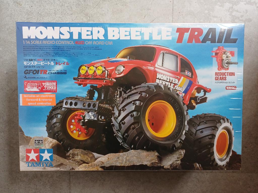 Tamiya 58672 RC Monster Beetle Trail GF-01TR Nieuw in doos, Elektro, Auto offroad, Schaal 1:14, Nieuw