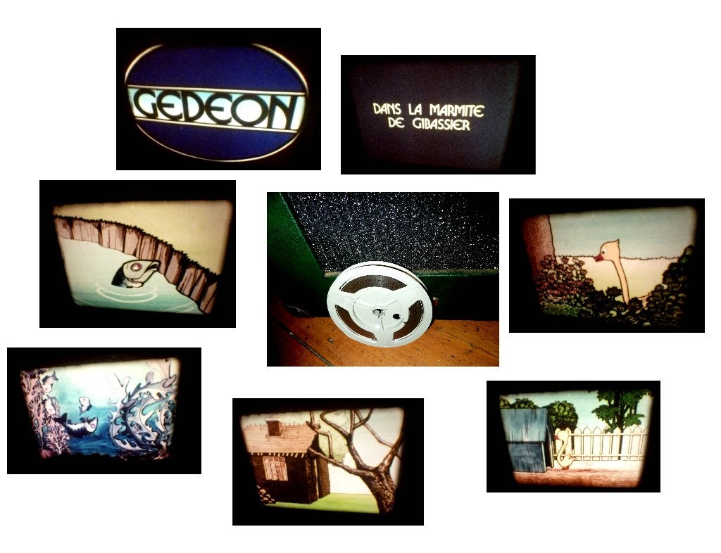 8mm film Gedeon Redt de Vis - mooie kleur - geluid, Ophalen of Verzenden, 8mm film