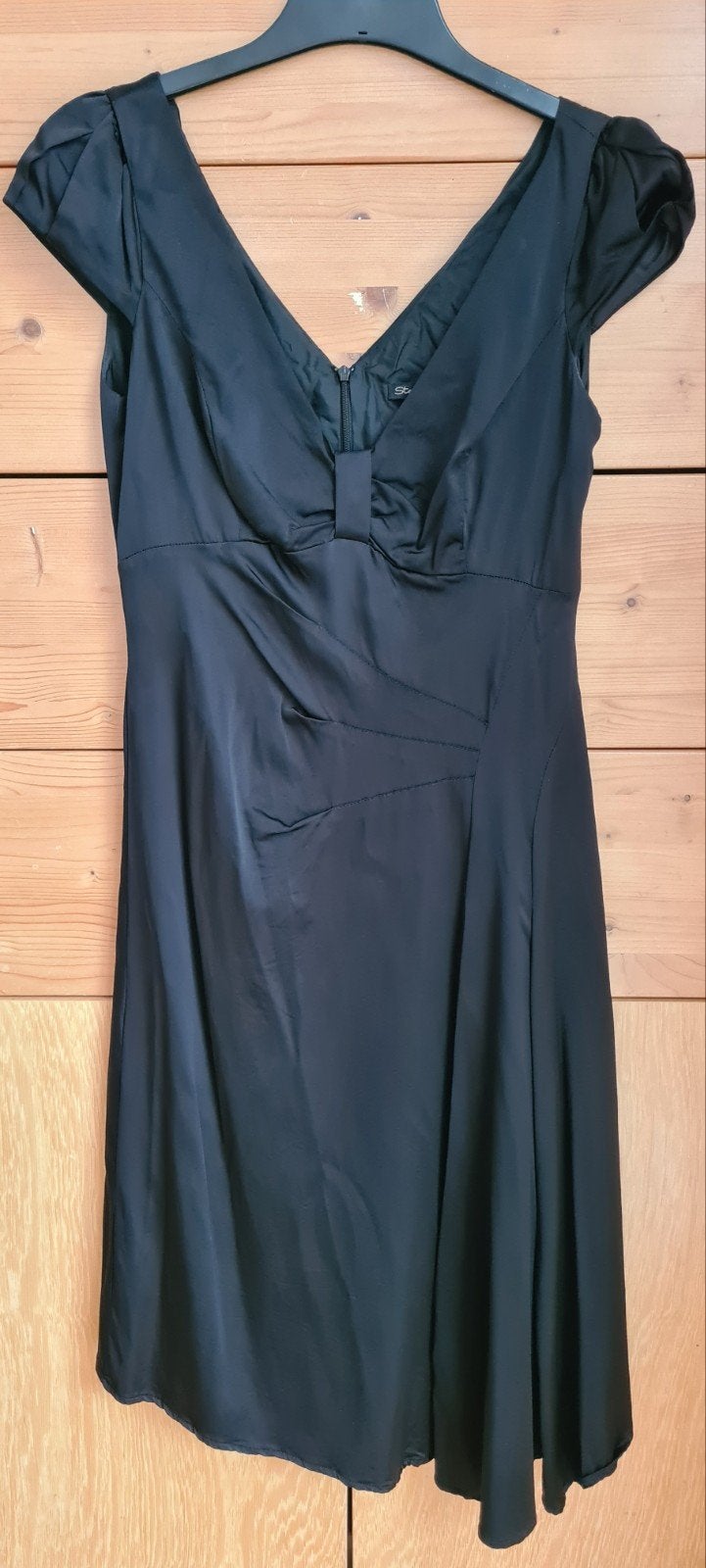 Zwarte cocktail jurk Steps, Maat 36, Zwart, Ophalen of Verzenden, Zo goed als nieuw, Steps