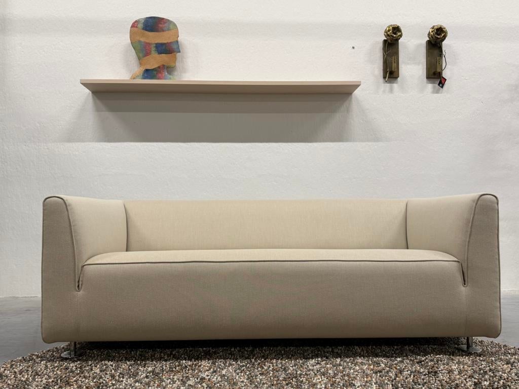 Nieuw Gelderland 4800 Bank XL 2,5 Zits Retro Wit Design 190, 75 tot 100 cm, Rechte bank, Gelderland, Stof