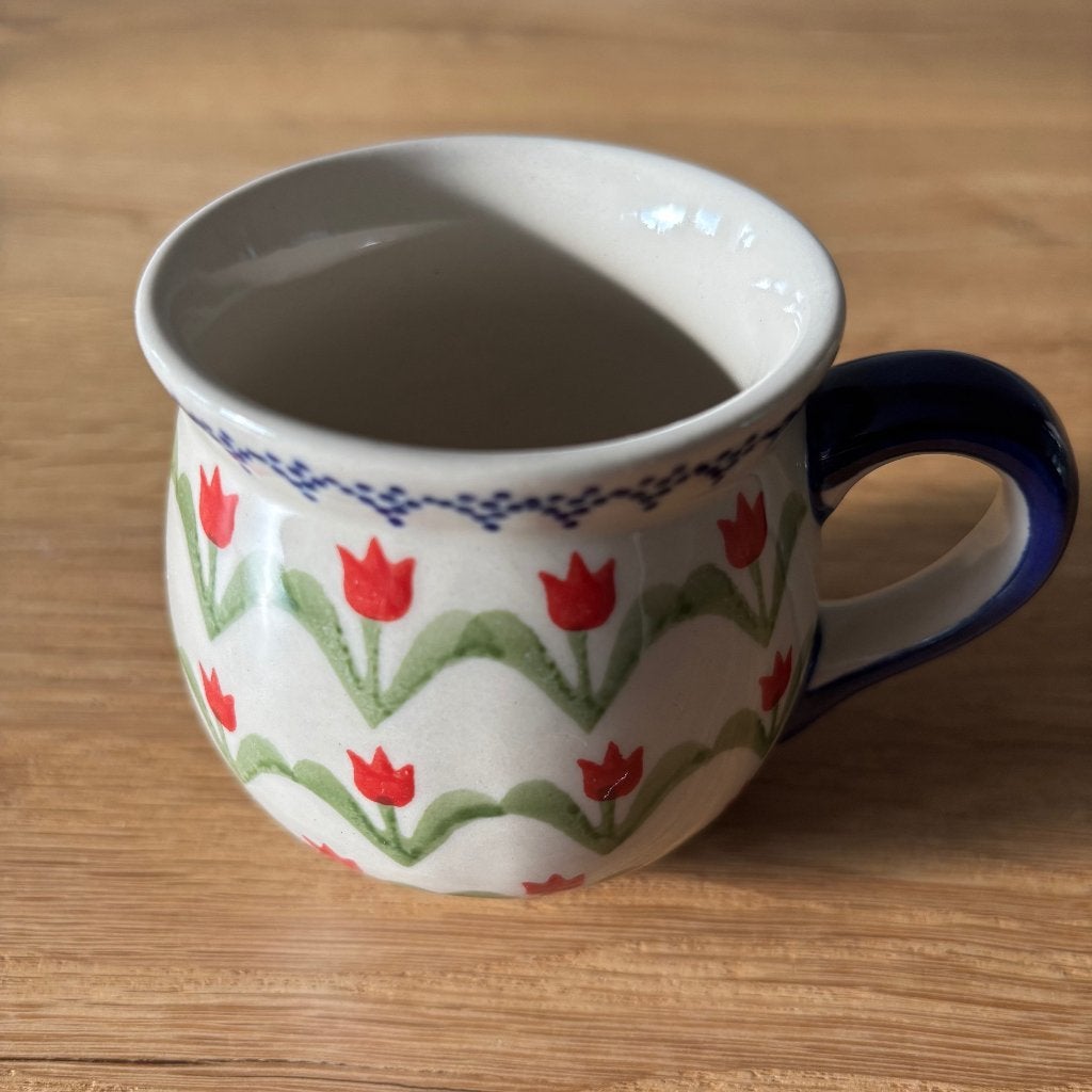 Bunzlau boerenmok 240ml, Overige merken, Keramiek, Landelijk/Boerenbont, Zo goed als nieuw