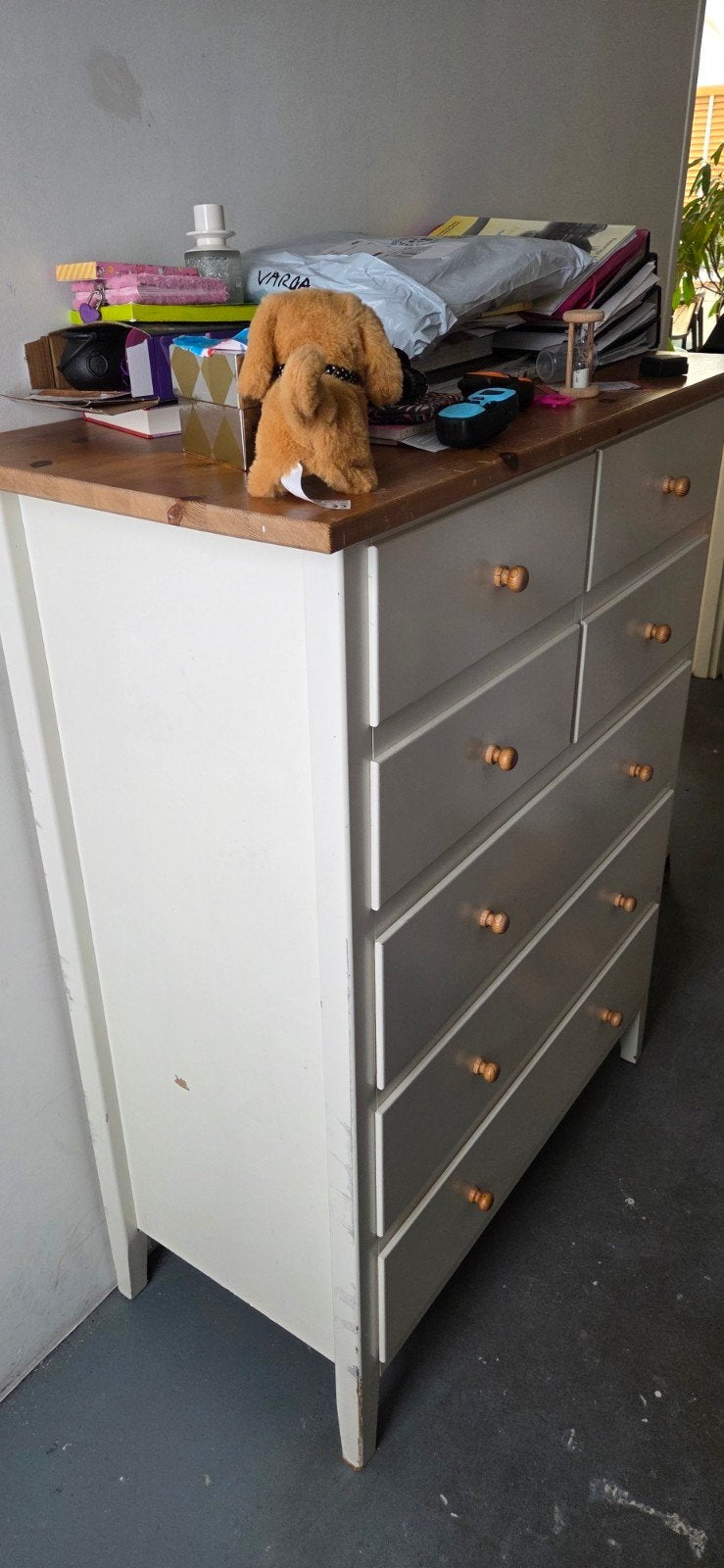 Gebruikte ladekast / commode gratis af te halen, Ophalen, Gebruikt, 100 tot 150 cm, 5 laden of meer