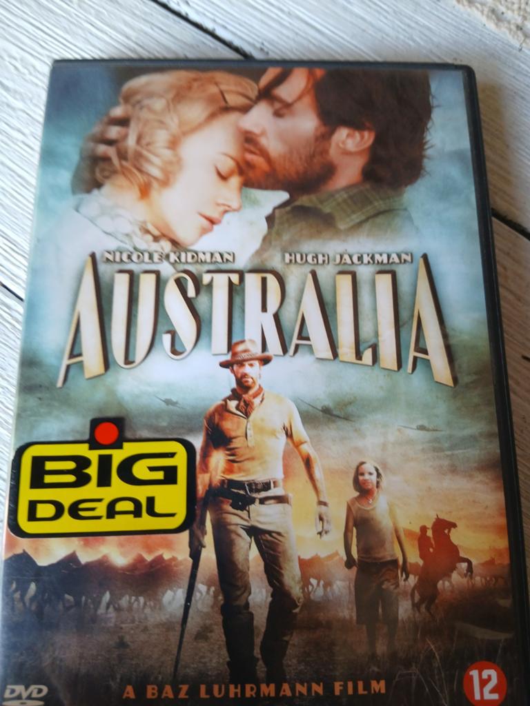 australia - Nicole Kidman, Hugh Jackman, Vanaf 12 jaar, Ophalen of Verzenden, Gebruikt, Historisch of Kostuumdrama