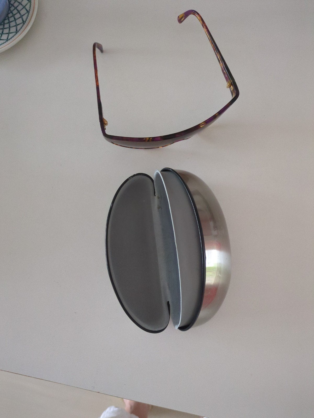 Zonnebril Jil Sander, licht bruin/paarse gloed, koker zilve, Ophalen of Verzenden, Ray-Ban