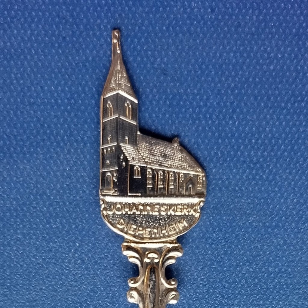 verzilverd lepeltje Johanneskerk Diepenheim (Nierkerk 90), Ophalen of Verzenden