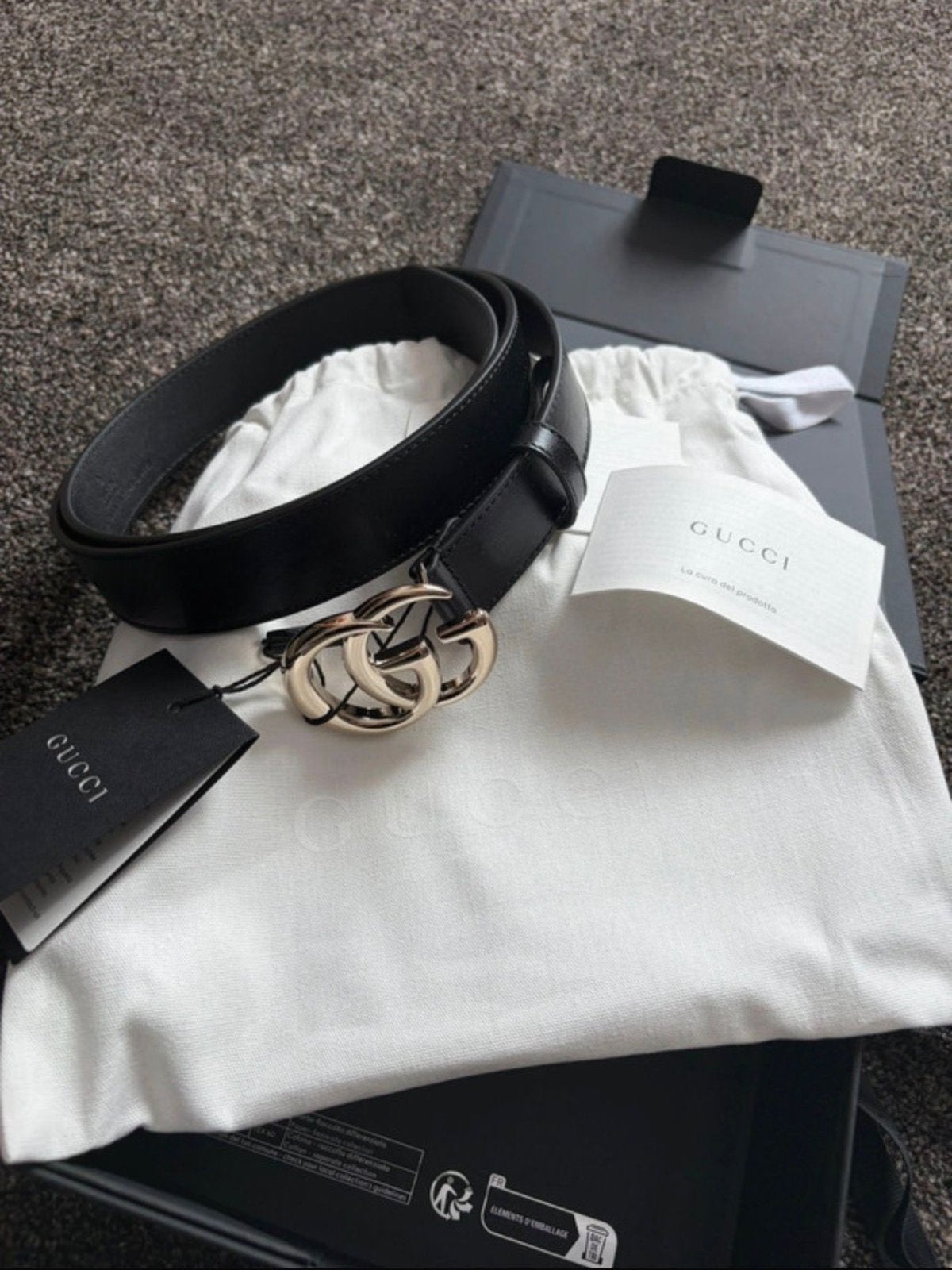 Nieuwe Gucci riem, maat 105 - Ongebruikt cadeau, 100 cm of meer, Nieuw, Ophalen of Verzenden, Echt leder