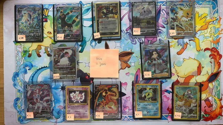 HELE MOOIE POKEMON KAARTEN, Ophalen of Verzenden, Zo goed als nieuw, Meerdere kaarten