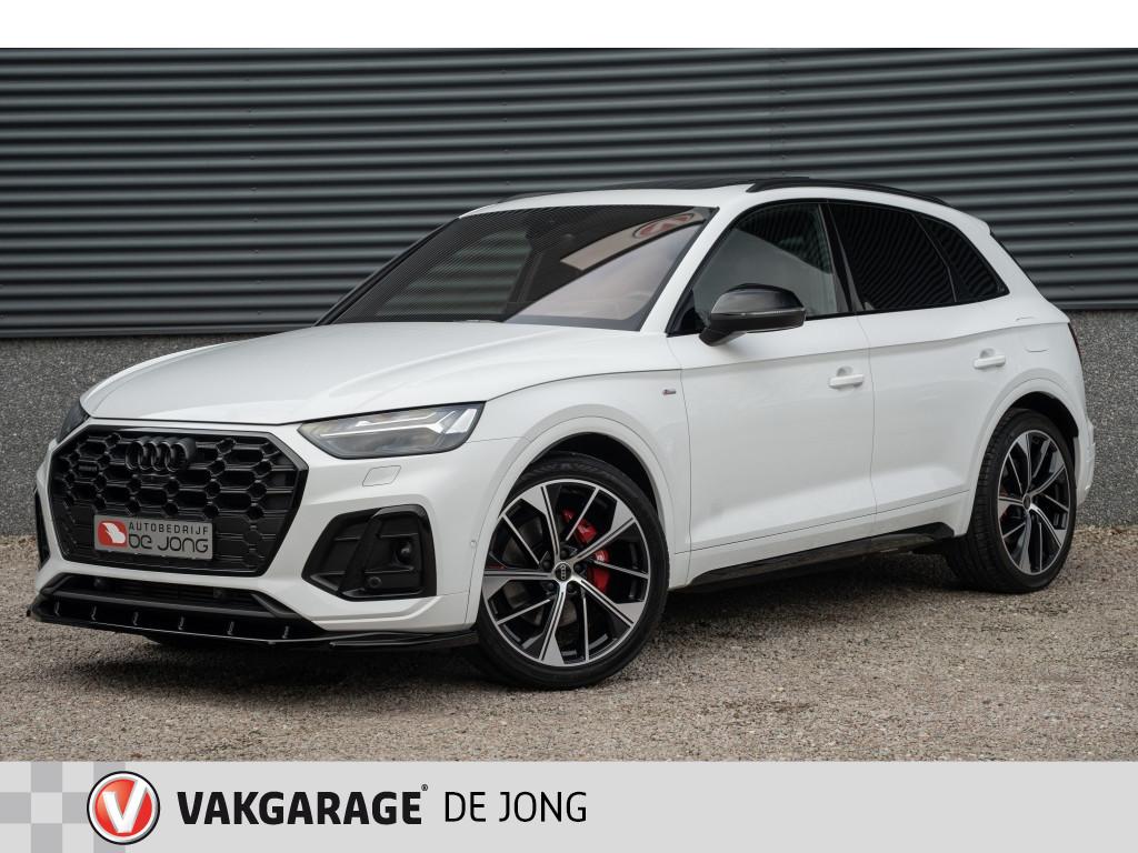 Audi Q5 55 TFSIe Q Competition 367PK | RS-stoelen | Pano | L, Automaat, 12 maanden, 14 kWh, Gebruikt