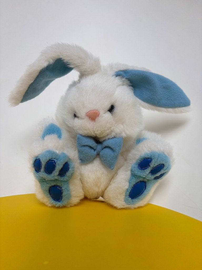 K4678 Huggies konijn wit blauw, Ophalen of Verzenden, Zo goed als nieuw, Konijn