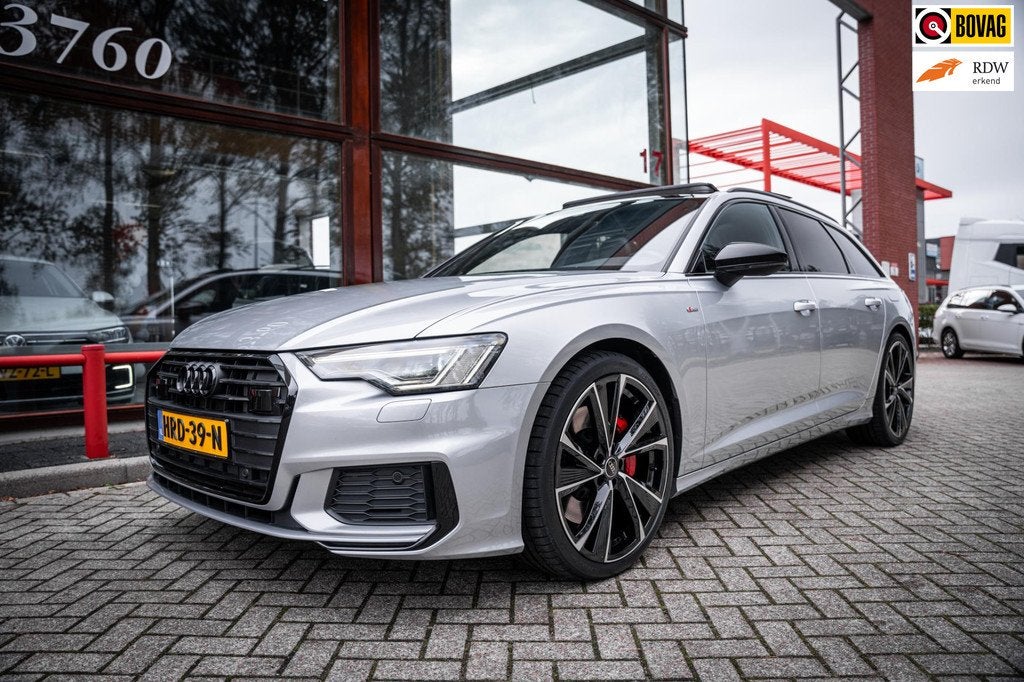 Audi A6 Avant 55 TFSI E quattro Competition S-line | Panoram, Auto's, Audi, Automaat, Gebruikt, 4 cilinders, Vierwielaandrijving