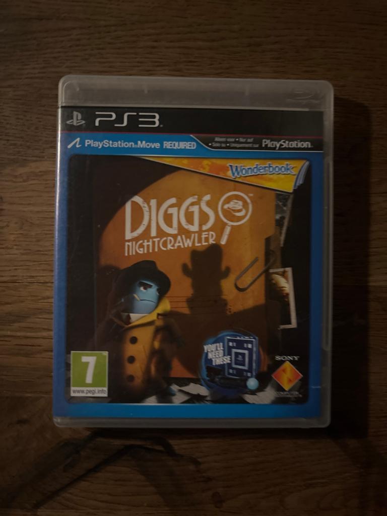 Wonderbook: Diggs Nightcrawler (PS3) - Detective Avontuur, Avontuur en Actie, Gebruikt, 1 speler, Ophalen of Verzenden