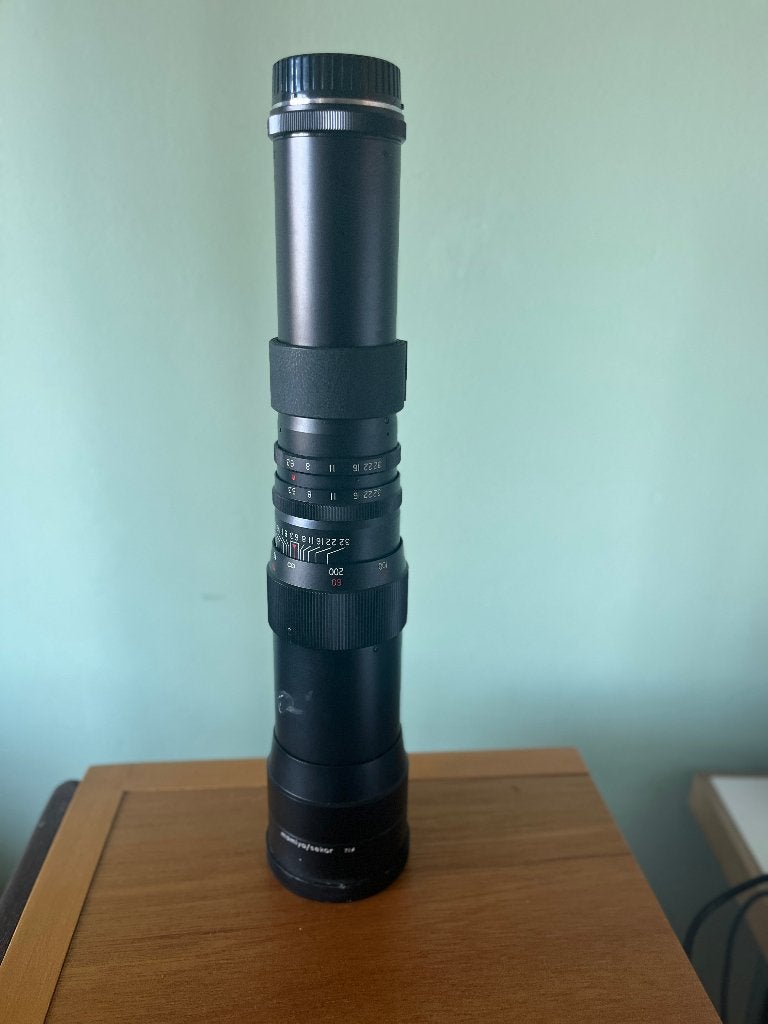 Mamiya/Sekor 400mm 1:6.3 RS Mount (Minolta MD), Gebruikt, Zoom, Minolta, Telelens