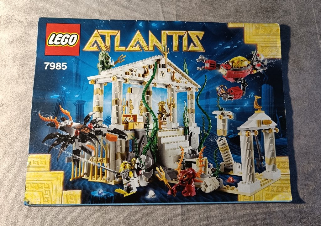 Lego City of Atlantis Instructie Boekje 7985, Gebruikt, Overige thema's, Lego, Overige typen