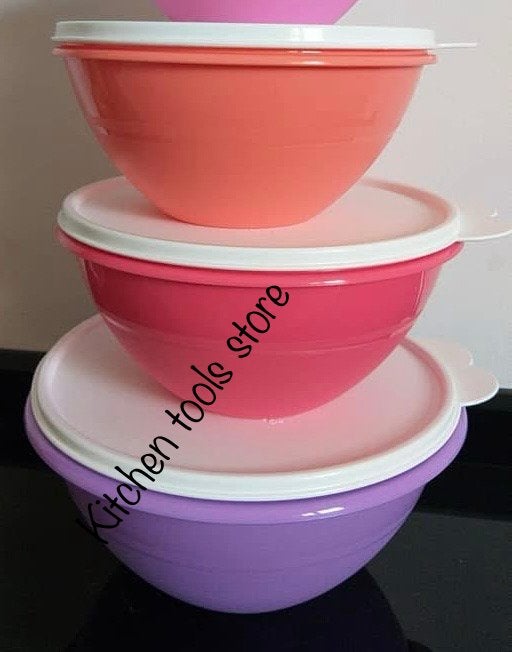 Tupperware wonderkommen set (3) op voorraad, Overige kleuren, Nieuw, Ophalen of Verzenden, Bak of Kom