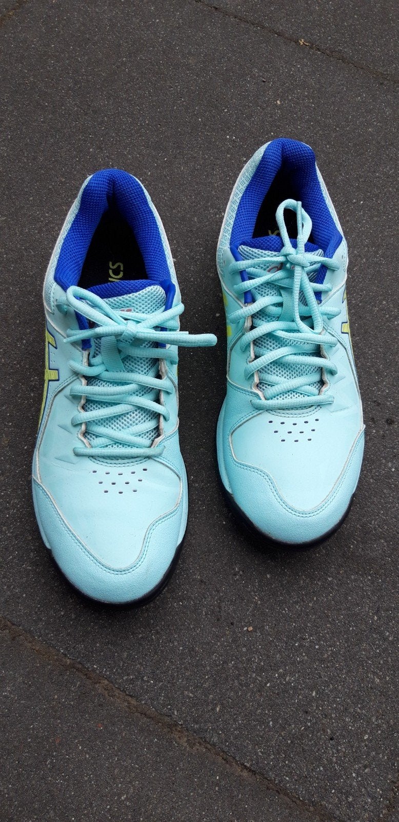 Asics Gel Peake - ZGAN - maat 40/41, Blauw, Sportschoenen, Ophalen of Verzenden, Zo goed als nieuw