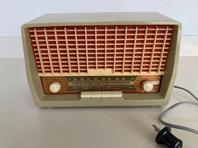 Vintage Siemens Radio type RA 201L, 1958, Ophalen of Verzenden, Gebruikt, Radio