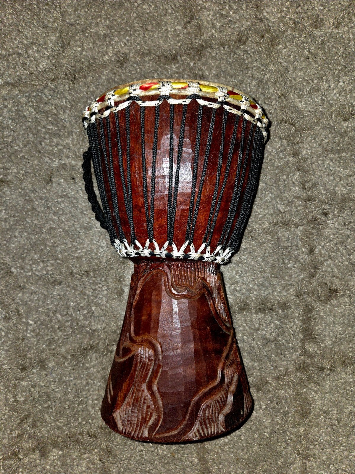 Kleine houten Afrikaanse trommel - Djembe, Muziek en Instrumenten, Ophalen of Verzenden, Gebruikt, Overige merken