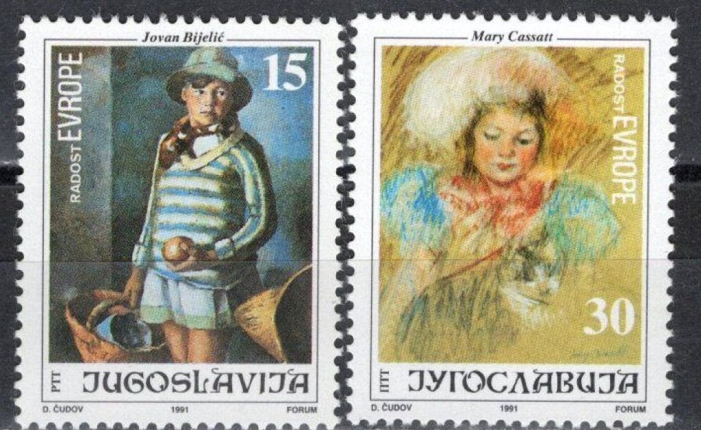 03-06 Joegoslavië MI 2507/8 postfris, Verzenden, Joegoslavië, Postfris