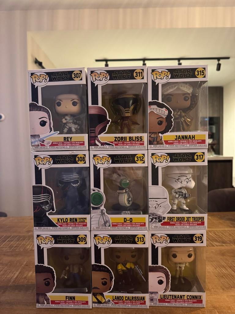 Star Wars Funko Pop! Collectie - 9 Figuren, Ophalen of Verzenden, Nieuw