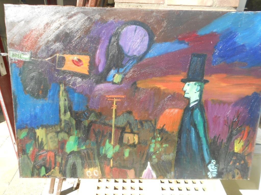 Theo van der Horst olieverfschilderij op linnen, Ophalen