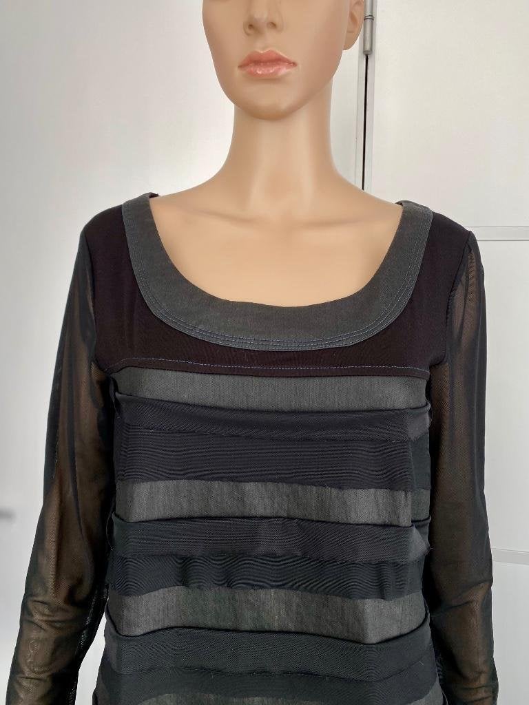 G633 Didi mt. M=40 jurk jurkje zwart met rekbaar jeans, Kleding | Dames, Jurken, Maat 38/40 (M), Zwart, Didi, Ophalen of Verzenden