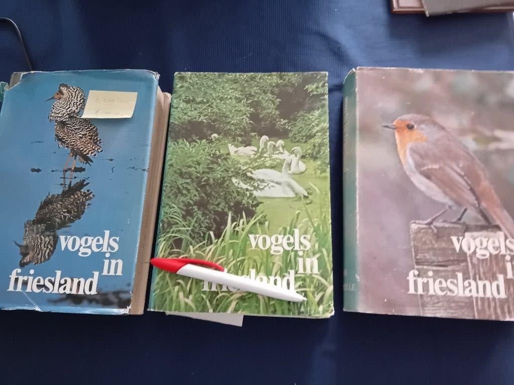 Vogels in Friesland 3 dikke boeken, Boeken, Ophalen of Verzenden, Gelezen, Vogels
