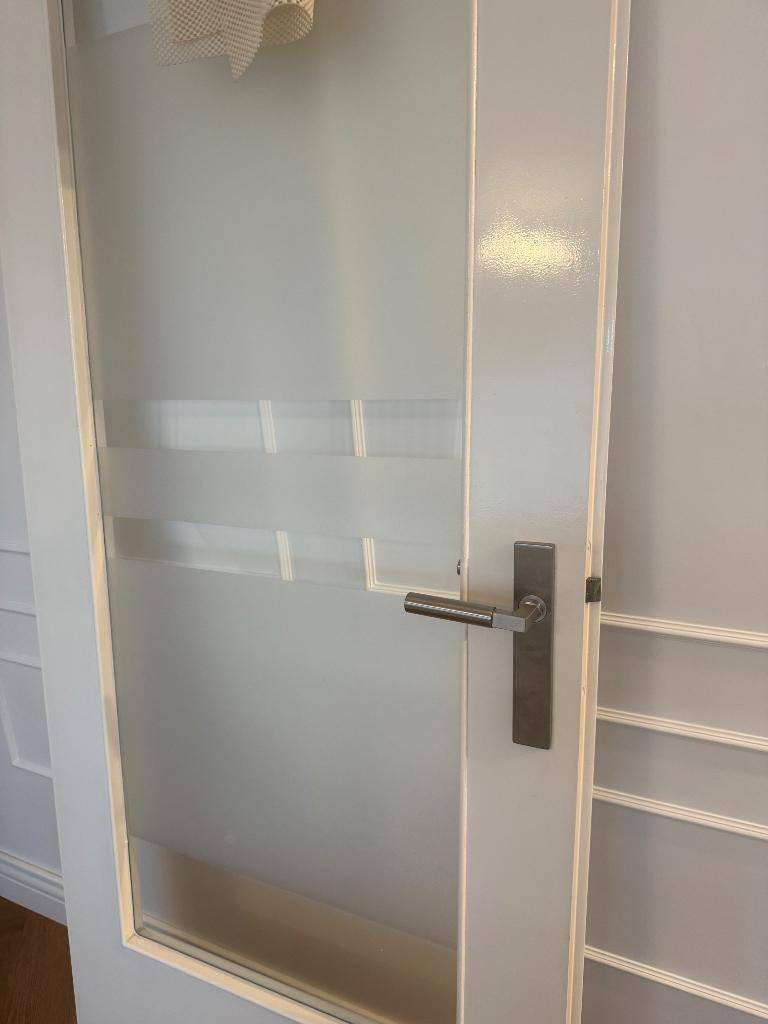 Mooie nette opdekdeur 83X201, Ophalen, Binnendeur, Zo goed als nieuw, 200 tot 215 cm