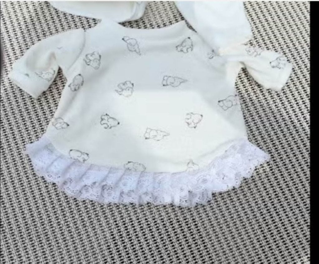 Reborn baby 3 delige set, Ophalen of Verzenden, Zo goed als nieuw, Babypop, Levensecht of Reborn
