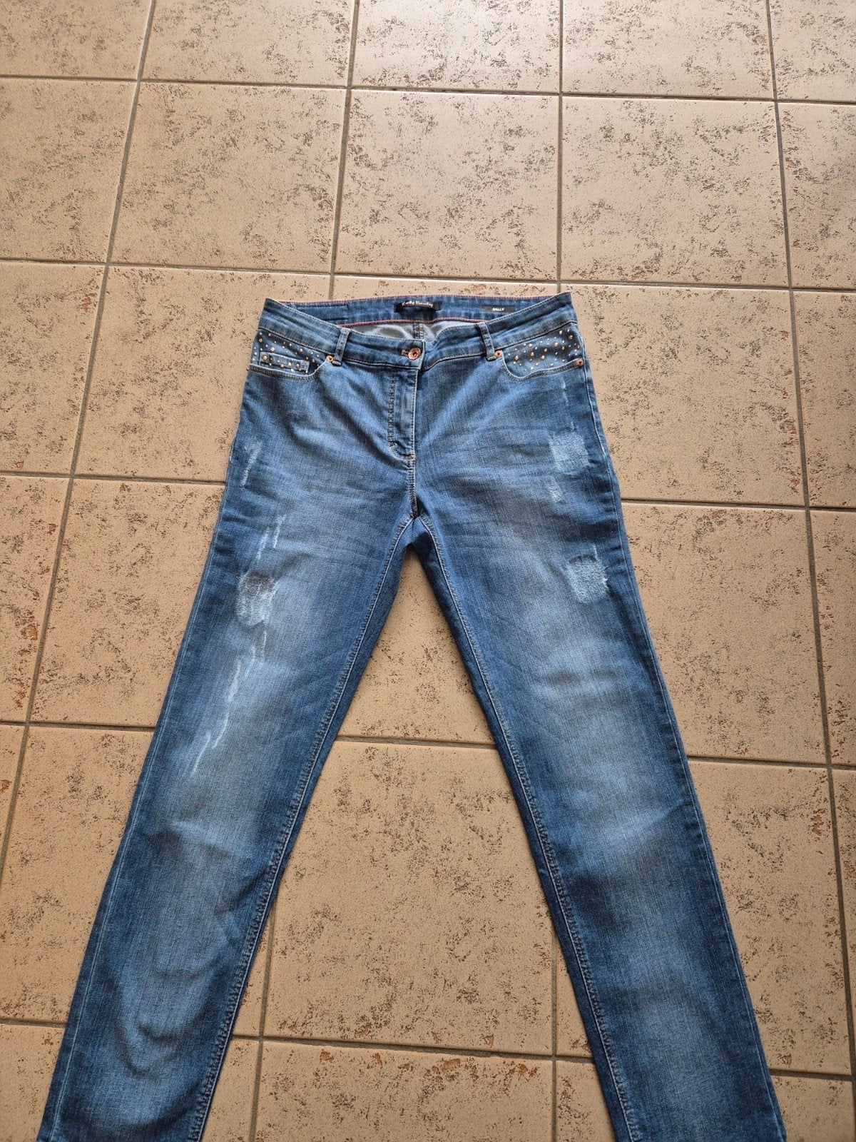 spijkerbroek, mt. 40 ,Betty Barclay, Blauw, Betty Barclay, Ophalen of Verzenden, Zo goed als nieuw