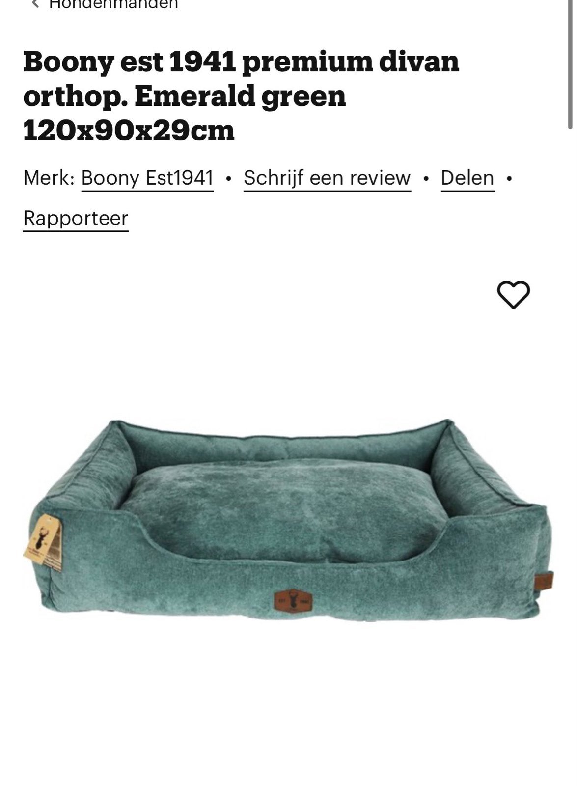 Hondenmand XL grote hond (vulling zelf toevoegen), Verzenden, Zo goed als nieuw, Overige