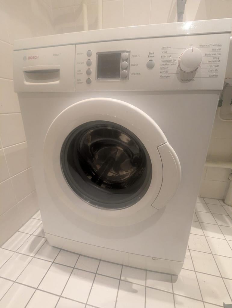 Bosch Maxx 7 Wasmachine - Goede staat, direct beschikbaar, 10 kg of meer, Ophalen, 1200 tot 1600 toeren, 85 tot 90 cm