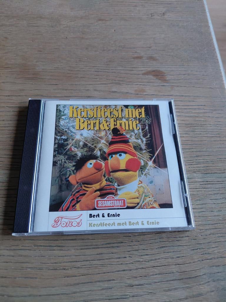 Kerstfeest met Bert en Ernie cd. Sesamstraat. 1984., Ophalen of Verzenden, Zo goed als nieuw, Muziek, 6 tot 9 jaar