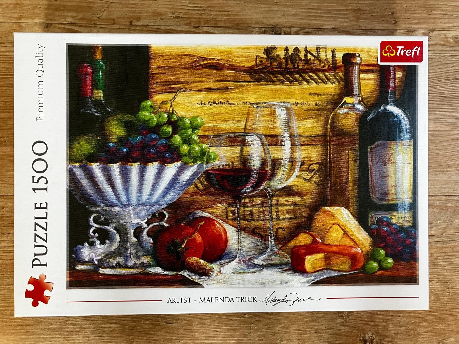 Legpuzzel Trefl, In the vineyard, 1500 stukjes, Ophalen, 500 t/m 1500 stukjes, Zo goed als nieuw, Legpuzzel