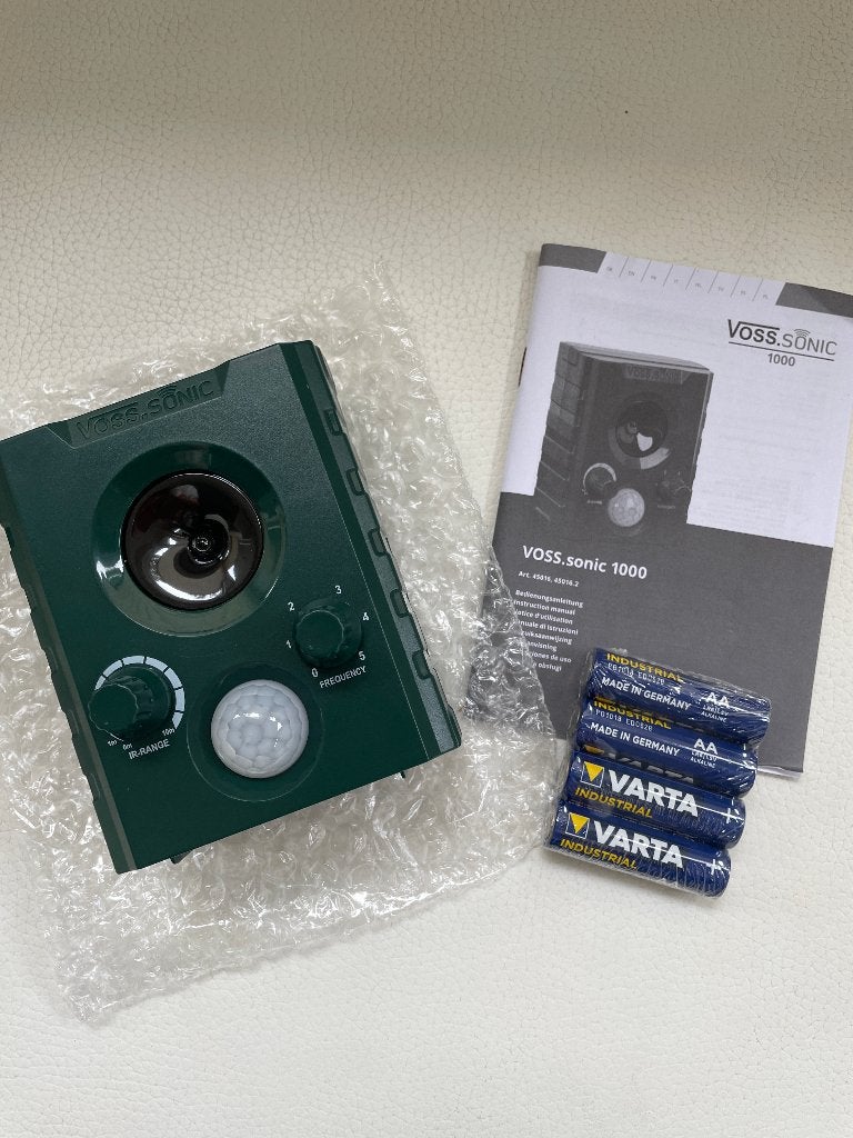 Voss.sonic 1000 ultrasoon afweer met bewegingsmelder, Ophalen, Nieuw, Overige soorten