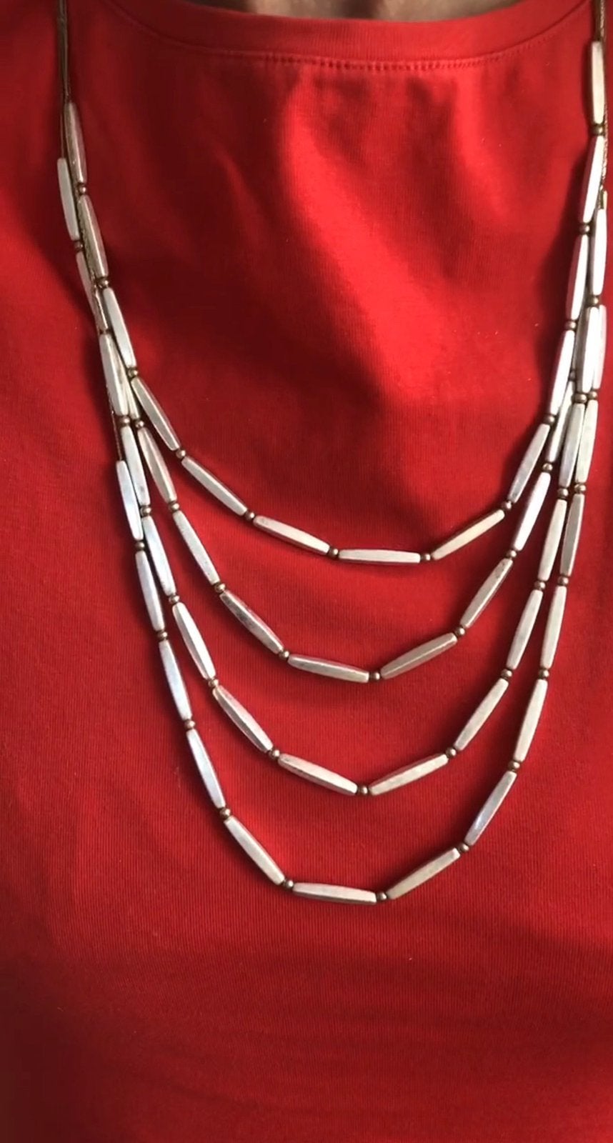 Nieuwe tweekleurige goud/zilver ketting merk SIX, Ophalen of Verzenden, Nieuw, Goud, Verstelbaar
