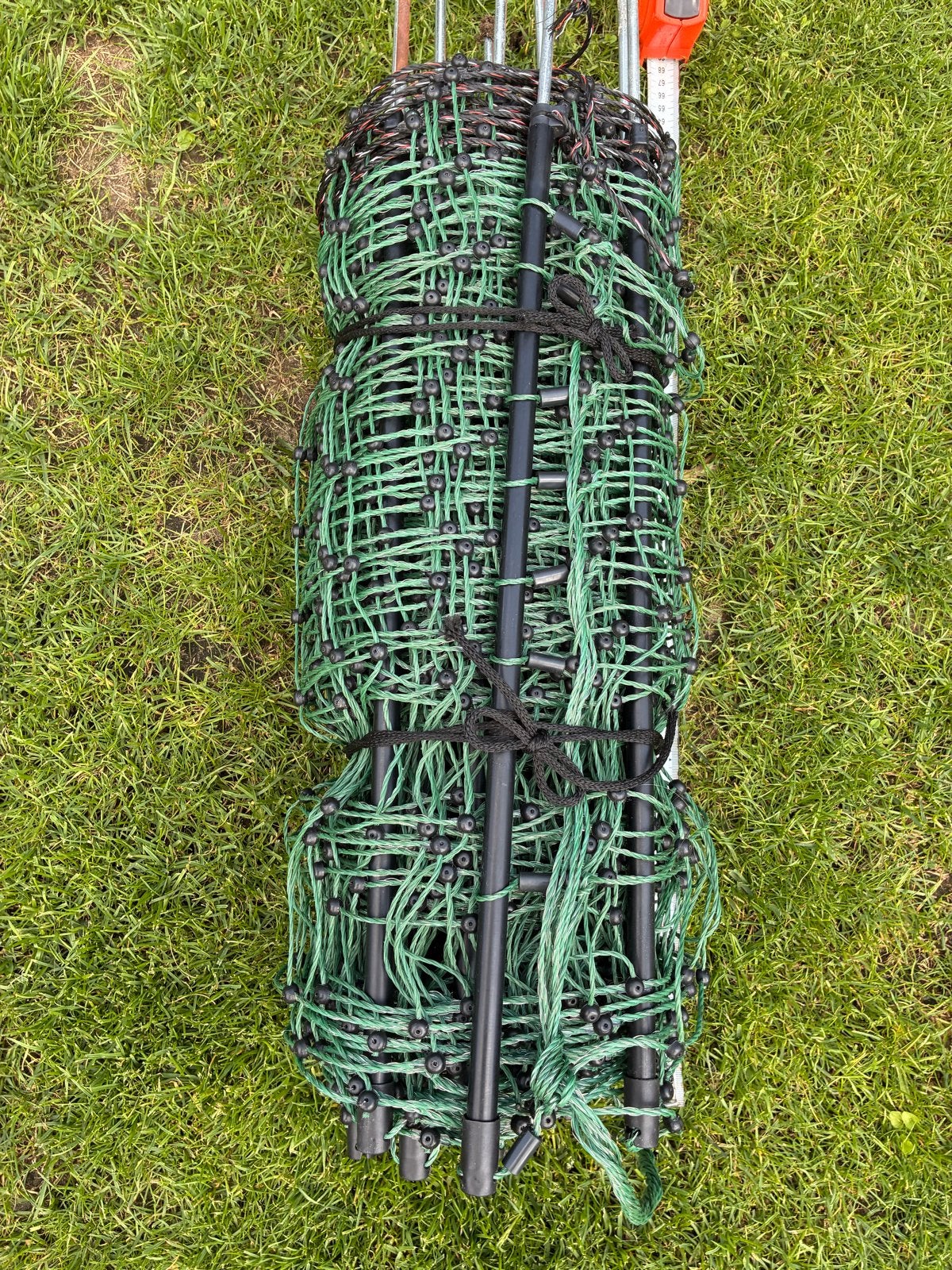 Afrastering net 20 mtr nieuw voor  ideaal voor de camping, Ophalen, Zo goed als nieuw, Kunststof, Gaashekwerk