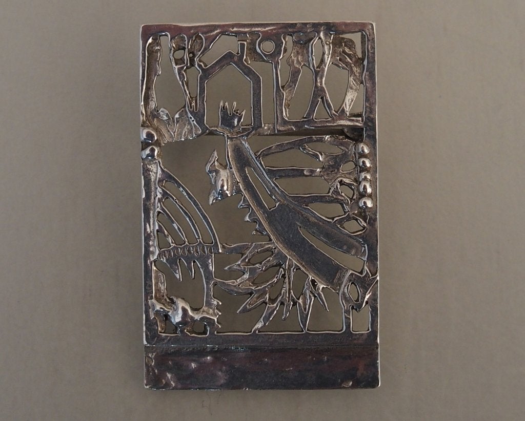 ZILVEREN BROCHE/HANGER: JEROEN KRABBE, Sieraden, Tassen en Uiterlijk, Verzenden, Zilver, Hanger